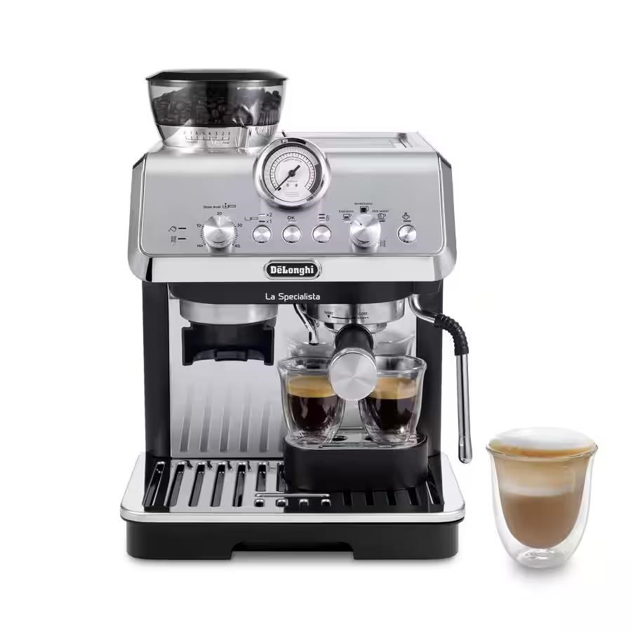 DeLonghi La Specialista Arte pákový kávovar,  1400 W,  vestavěný mlýnek,  parní tryska MyLatte3 