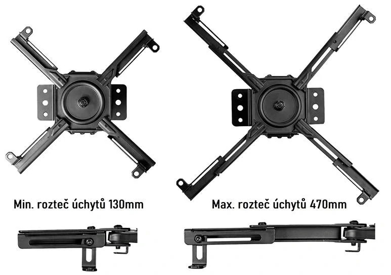 Držák projektoru Fiber Mounts FM072
3 