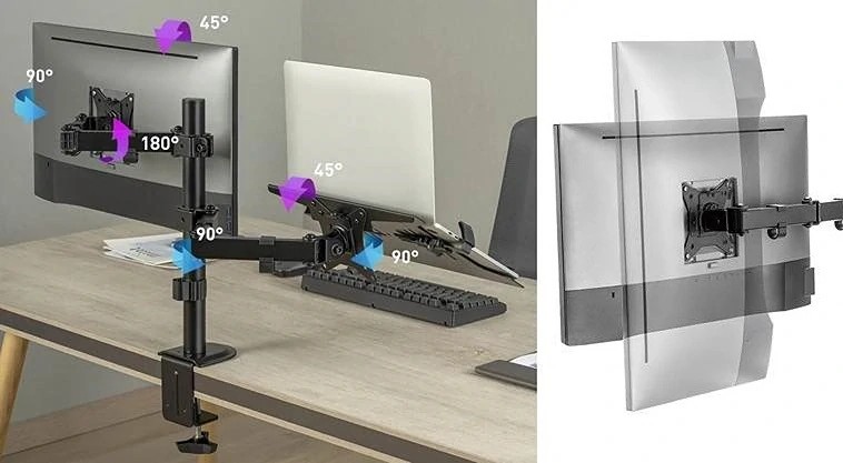 Stolní držák na notebook a monitor Fiber Mounts SDN20
2 