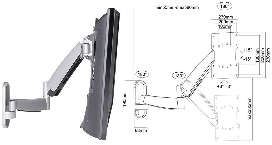Polohovací držák Tv Fiber Mounts Fine2
3 