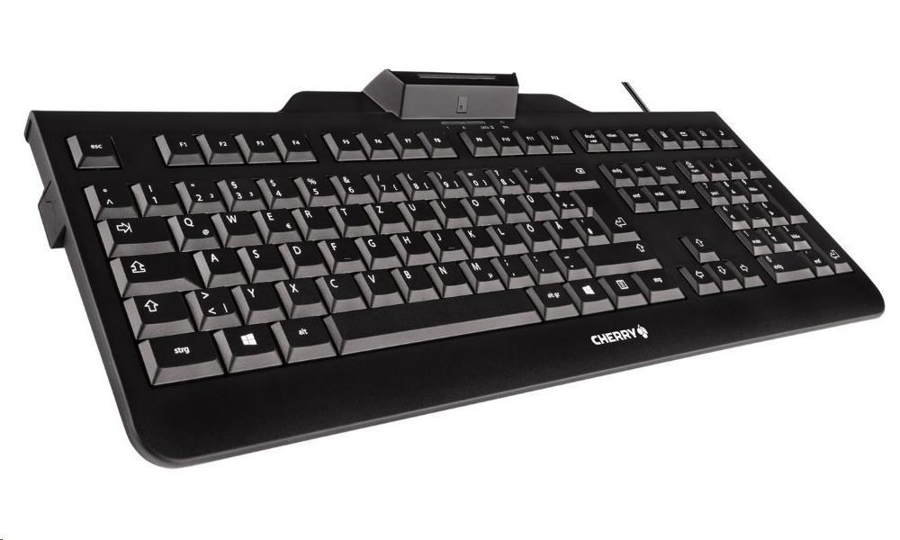 CHERRY klávesnice se čtečkou karet KC 1000 SC/  USB/  ISO 7816 podporované karty/  černá/  CZ layout1 