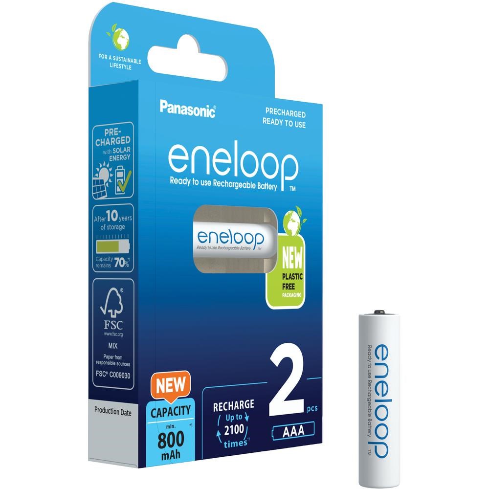PANASONIC HR03 AAA 4MCCE/ 2BE ENELOOP N,  800 mAh (Blistr 2ks)0 