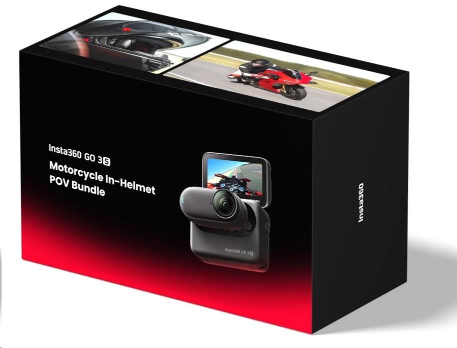 Insta360 GO 3S 128 GB Motorcycle In-Helmet POV Bundle1 