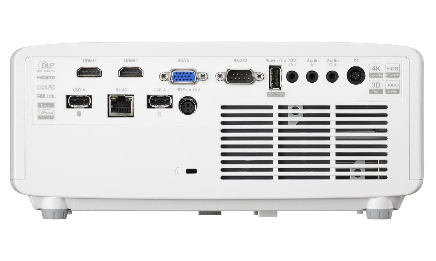 Optoma projektor ZH451 (DLP,  Laser,  Full HD,  4600 ANSI,  2xHDMI,  RS232,  RJ45,  USB-A,  repro 1x15W)4 