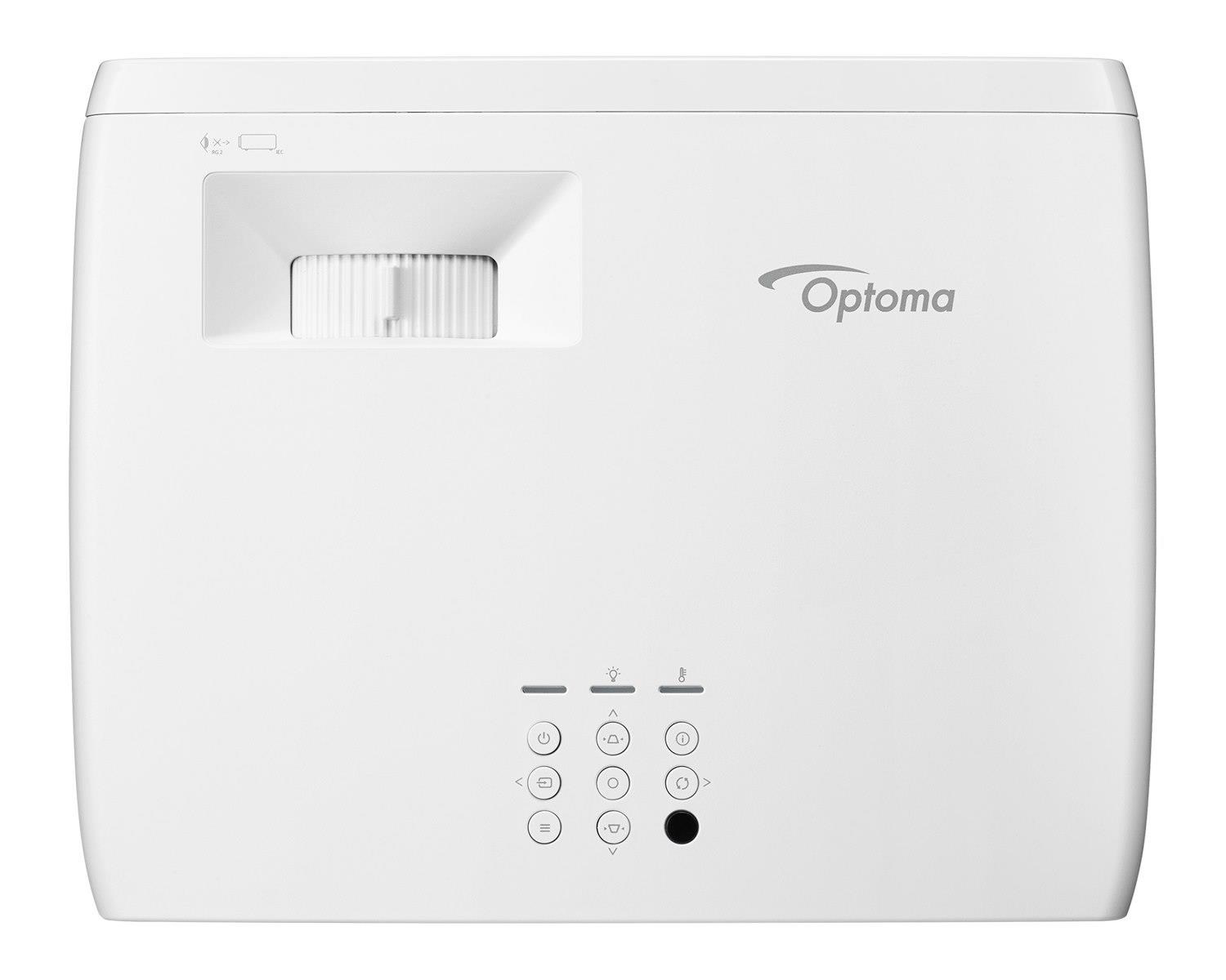Optoma projektor ZK431ST (DLP,  Laser,  UHD,  4100 ANSI,  2xHDMI,  RS232,  RJ45,  USB-A,  repro 1x15W)4 