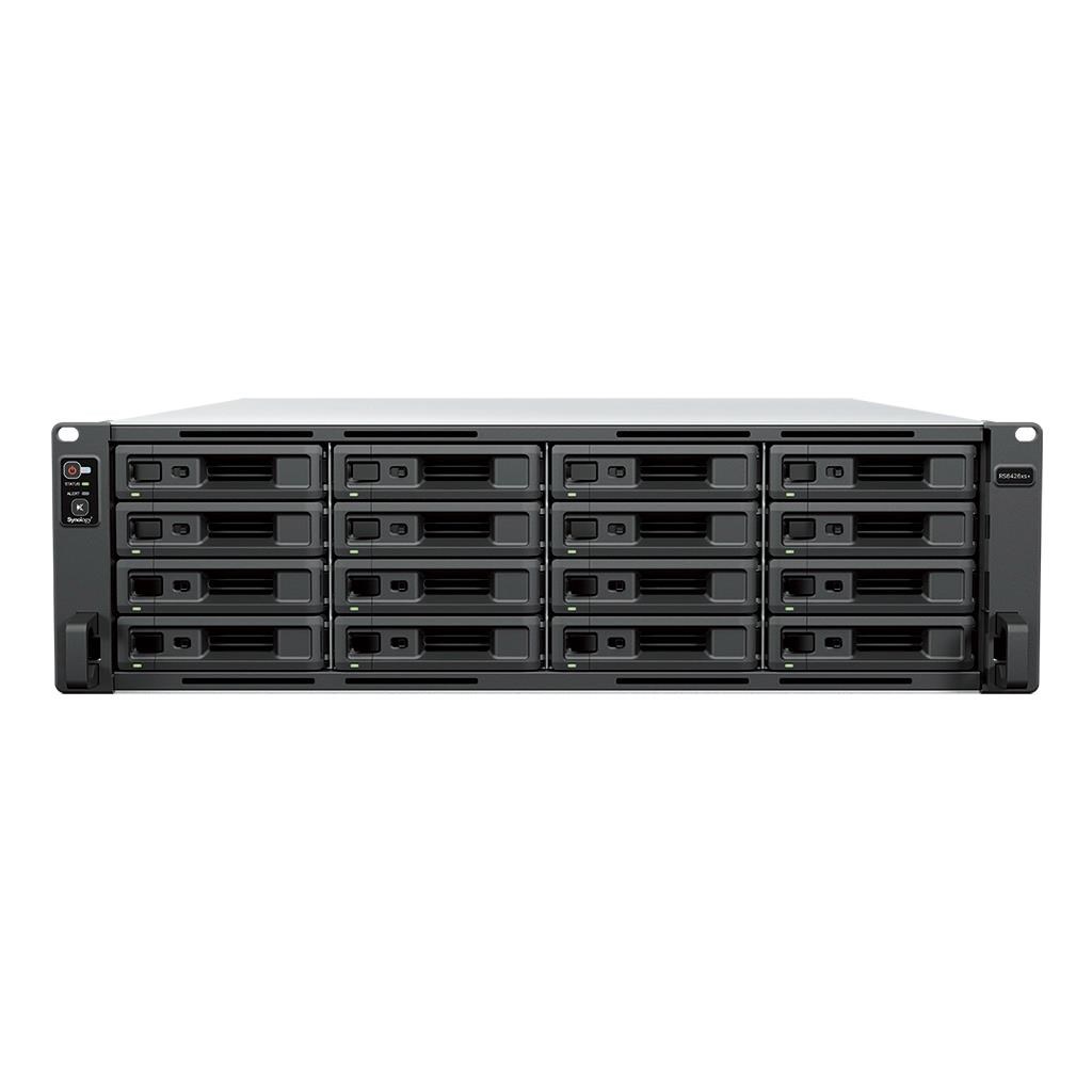 Synology RS6426xs+ RackStation (8C/ XeonD-1739/ 3-3, 5GHz/ 16GBRAM/ 16xSATA/ 2xUSB3.2/ 2x10GbE/ 2xPCIe/ 1xOOB/ 4xminiSAS/ RP)3 