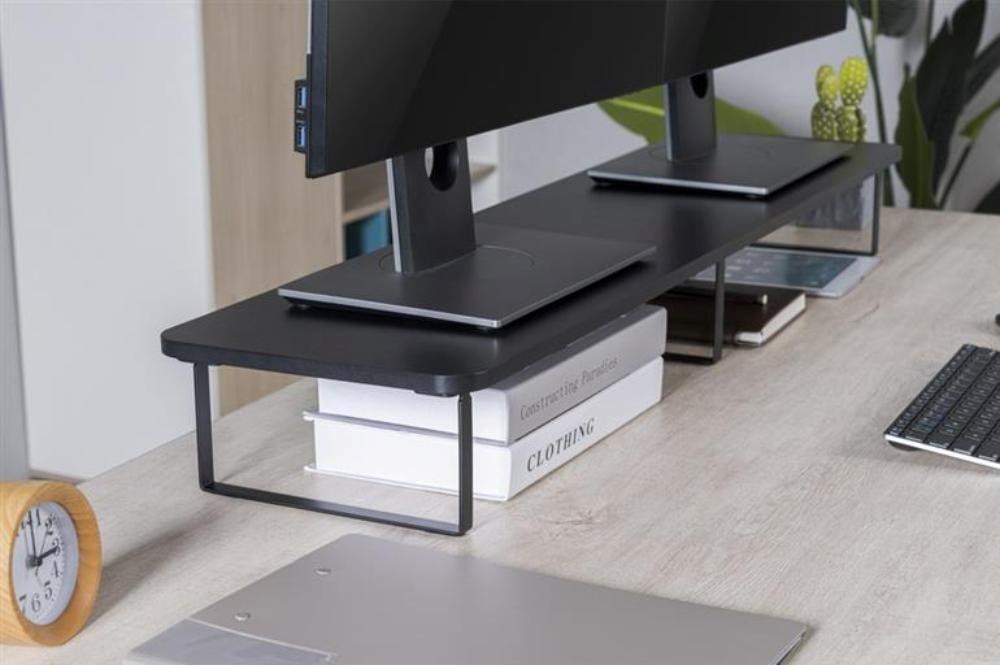 GEMBIRD Podstavec pod 2 monitory MS-TABLE2-01,  černý2 