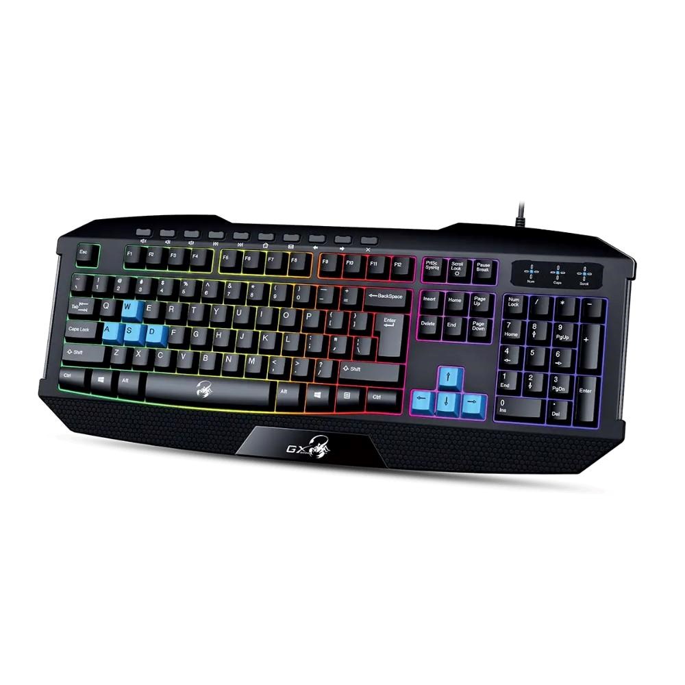 GENIUS GX GAMING Scorpion K215/  Herní drátová klávesnice/  podsvícená/  USB/  Copilot/  černá/  CZ+SK layout1 