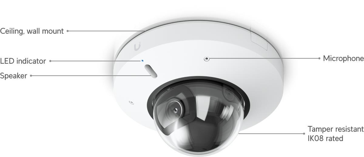 UBNT G6 Mini Dome,  UniFi Protect 8MP IP kamera5 