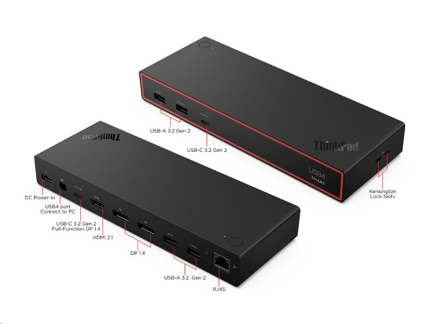 LENOVO dokovací stanice ThinkPad USB4 Smart Dock 5500 - 135W Adapter (100W PD)3 