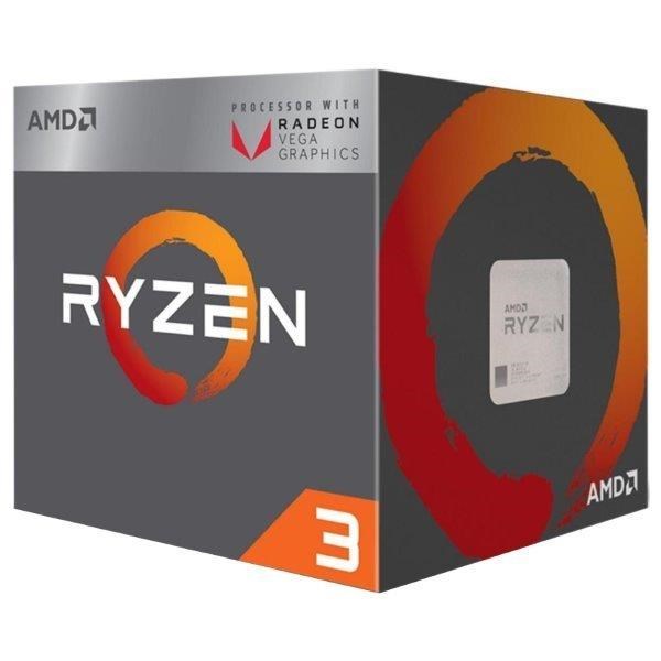 CPU AMD RYZEN 3 4300G,  4-core,  3.8GHz,  4MB cache,  65W,  socket AM4,  TRAY0 