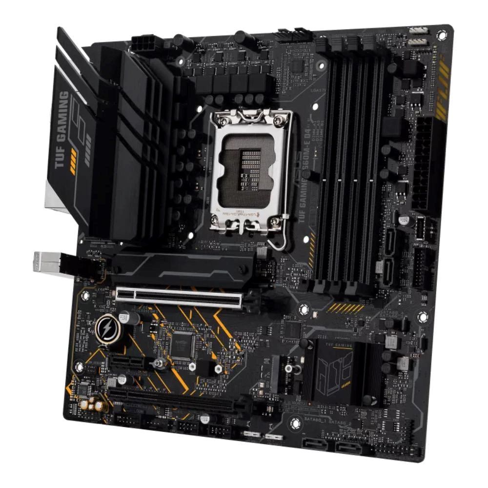 ASUS MB Sc LGA1700 TUF GAMING B660M-E D4,  Intel B660,  4xDDR4,  1xHDMI,  1xDP,  mATX7 