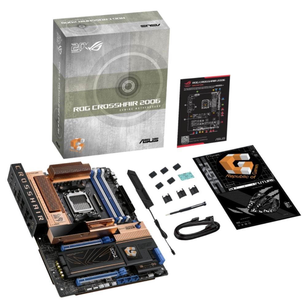 ASUS MB Sc AM5 ROG CROSSHAIR 2006,  AMD X870E,  4xDDR5,  WiFi,  1xHDMI,  2xUSB411 