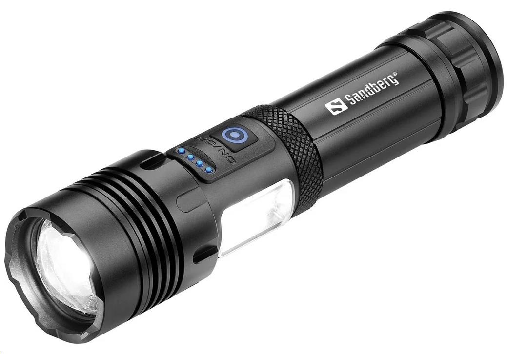 Sandberg Survivor 7in1 Torch PWB 5000 mAh, čierna