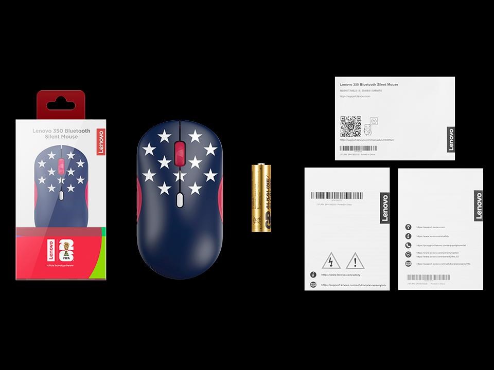 LENOVO 350 Bluetooth Silent Mouse (Fan Edition - USA) - myš2 