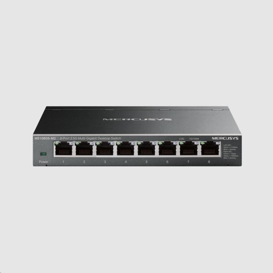 Mercusys MS108GS-M2 8x2.5G Desktop switch