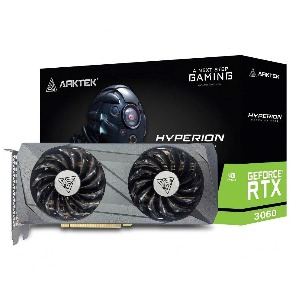 ARKTEK VGA NVIDIA GeForce RTX 3060 Hyperion 12GB V4,  RTX 3060,  12GB GDDR6,  3xDP,  1xHDMI0 