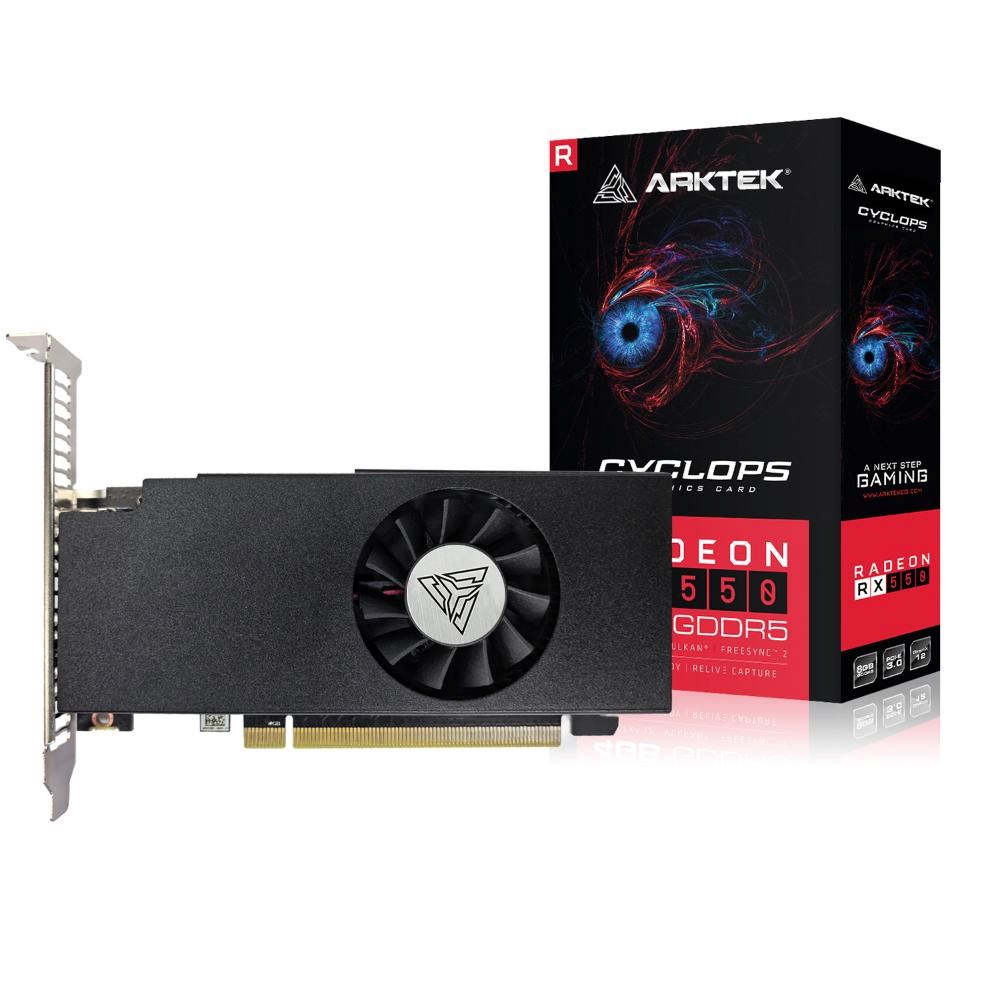 ARKTEK VGA  AMD Radeon RX 550 8GB,  RX 550,  8GB GDDR5,  1xDP,  1xHDMI0 