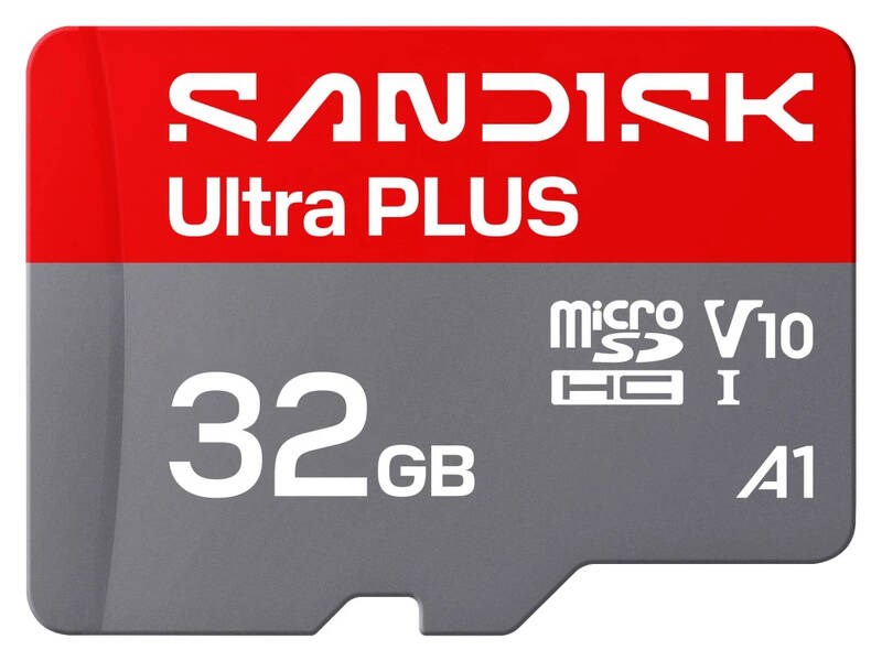 Sandisk Ultra PLUS micro SDXC karta 32GB UHS-I, V10,  U1,  C10,  (130MB/ s)1 