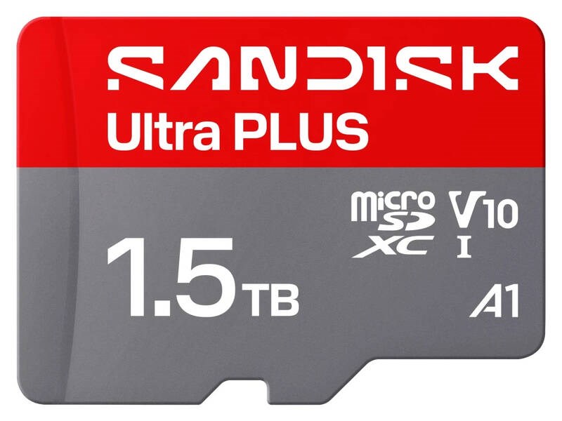 Sandisk Ultra PLUS micro SDXC karta 1, 5TB UHS-I,  V10,  U1,  C10,  (200MB/ s)1 