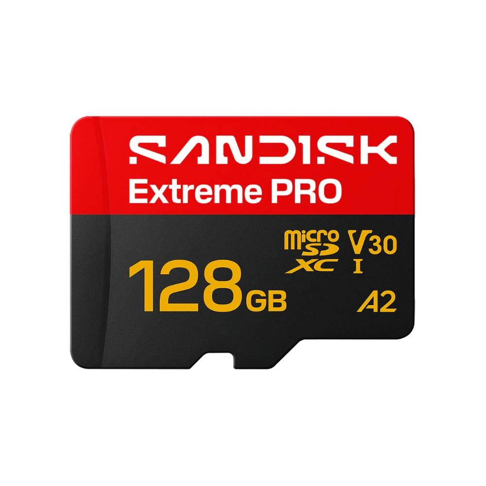 SanDisk micro SDXC Extreme PRO 128GB UHS-I U3 (250R/ 120W MB/ s,  UHS-I U3 V30) + adaptér0 