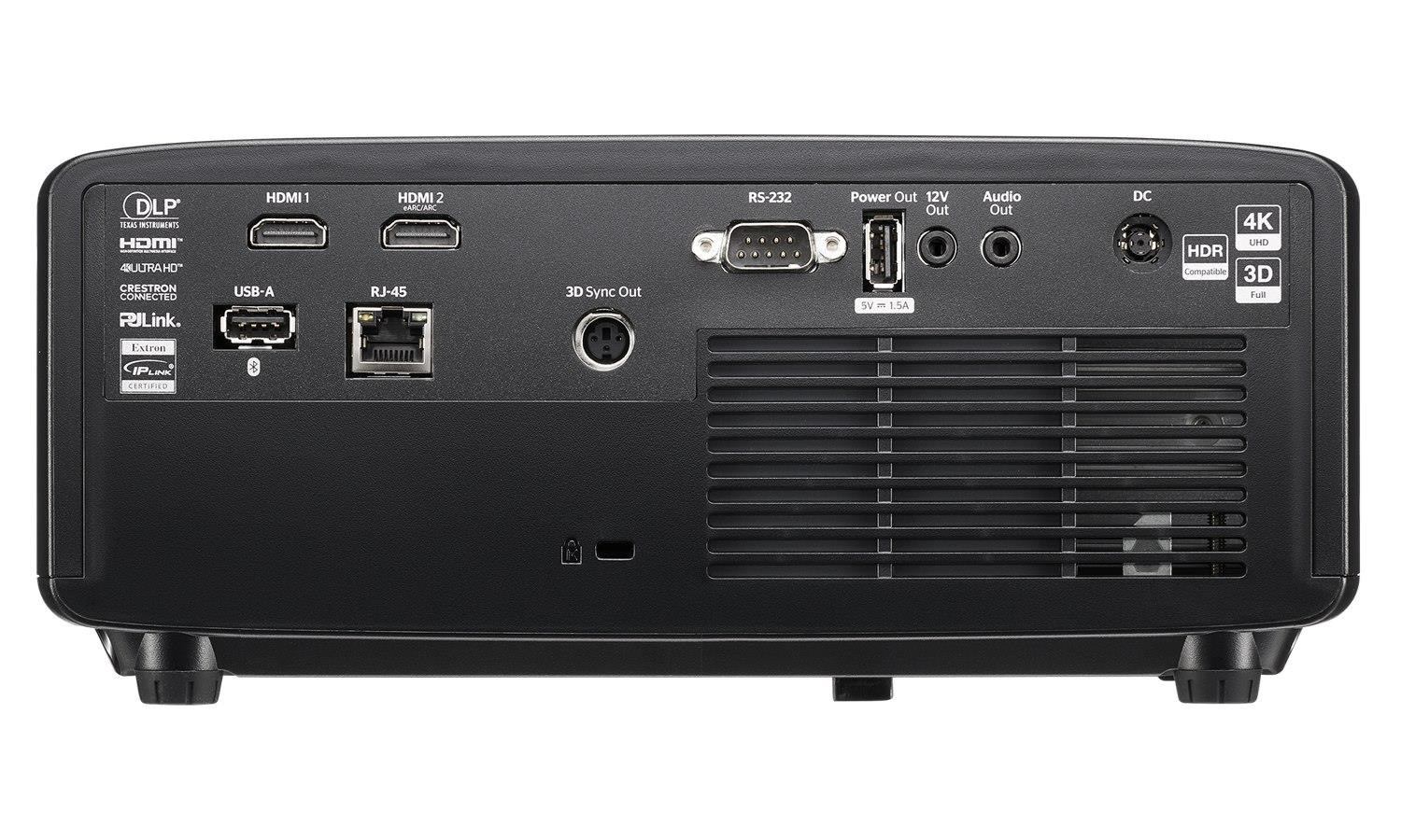 Optoma projektor UHZ67 (DLP,  LASER,  FULL 3D,  UHD,  4300 lm,  500 000:1,  HDMI,  RS232,  LAN,  repro 1x15W)5 