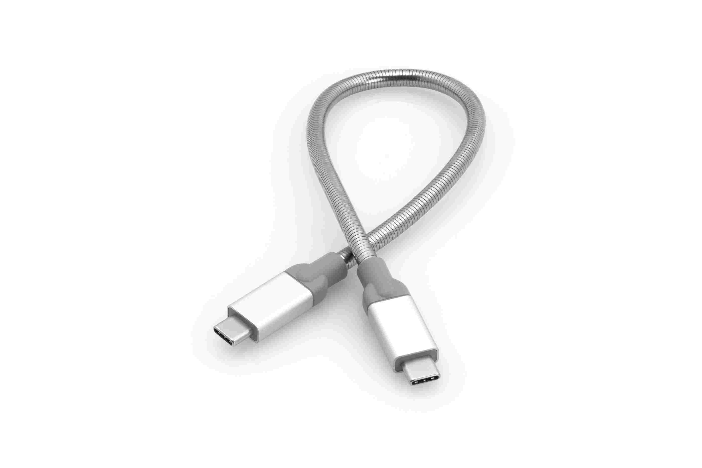 VERBATIM 48867 kabel USB-C to USB-C Sync & Charge Cable USB 3.1 GEN 2 30cm Silver _O2 polep0 