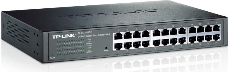 TP-Link Easy Smart switch TL-SG1024DE (24xGbE,  fanless)0 