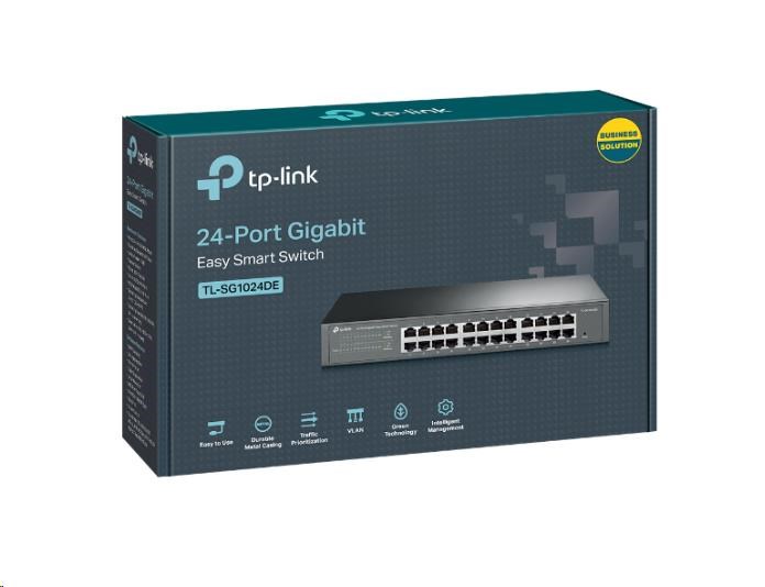 TP-Link Easy Smart switch TL-SG1024DE (24xGbE,  fanless)1 