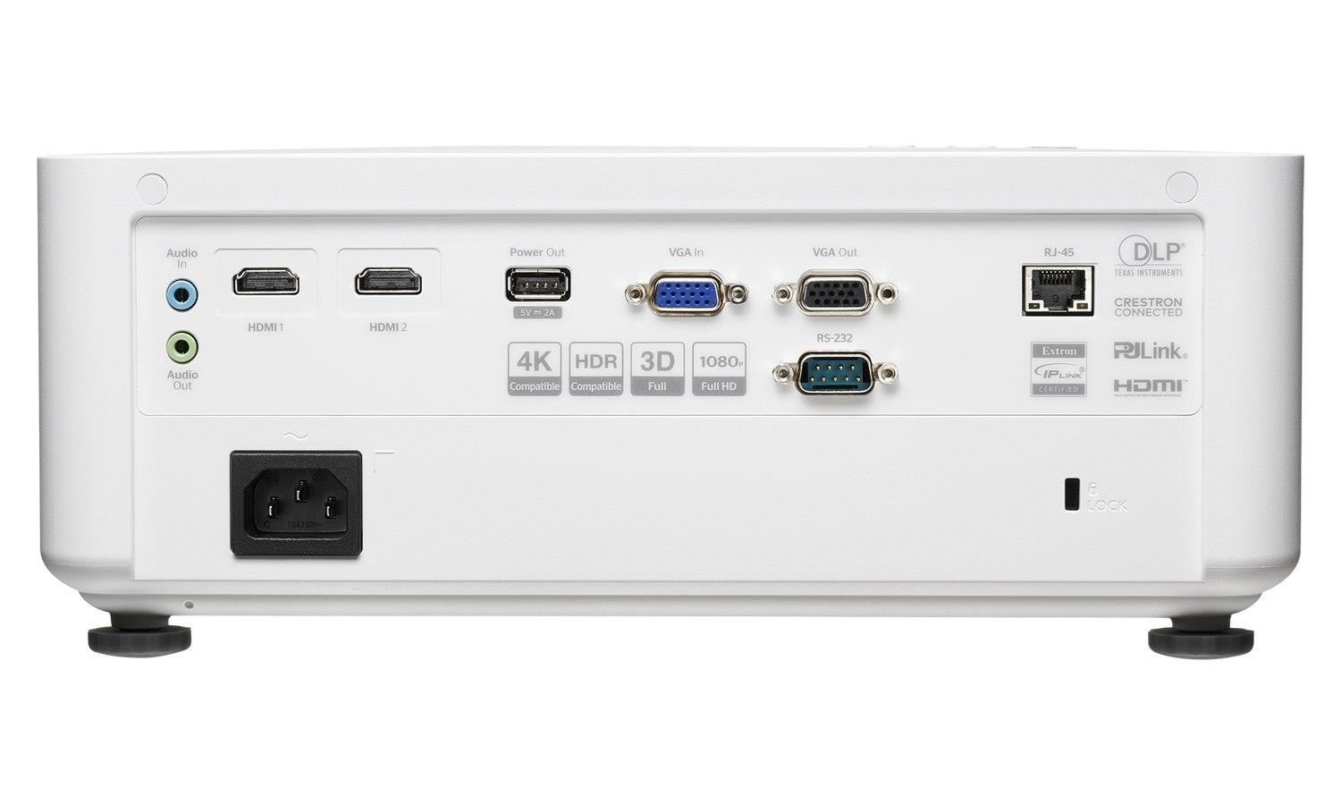 Optoma projektor LH351ST (DLP,  FULL 3D,  4LED,  FULL HD,  3300 lm,  2xHDMI,  RS232,  USB-A,  repro 1x10W)5 