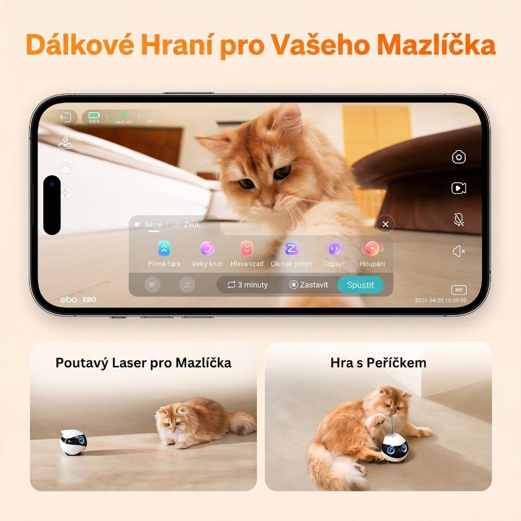 Enabot EBO Mini Sport Robotický společník7 