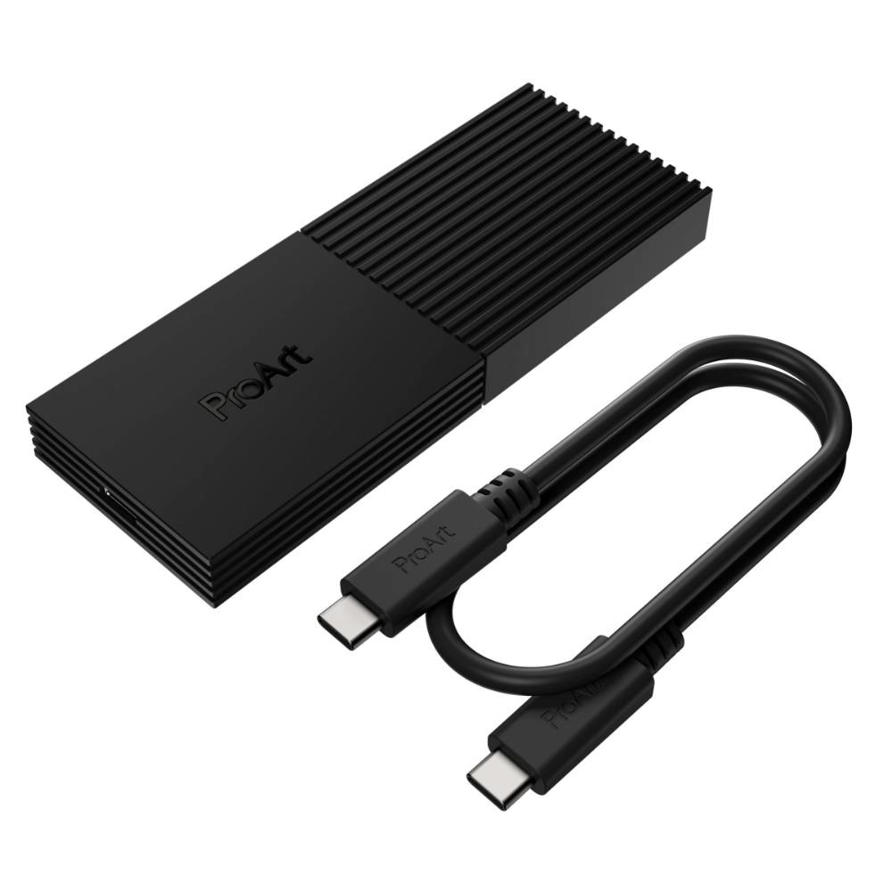 ASUS Externí box pro M.2 SSD ProArt PA410SU,  USB4,  M.2 2280,  černá7 