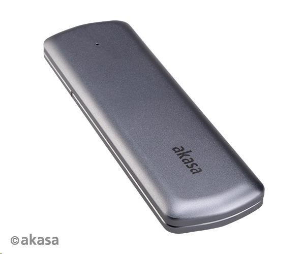 Externý box AKASA pre M.2 disky SSD SATA/ NVMe,  USB 3.2 Gen 2,  10 Gb/ s,  hliník2 