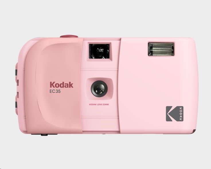 Kodak EC35 Film Camera Blush Pink + Kodak Ultra Max 24 Exp0 