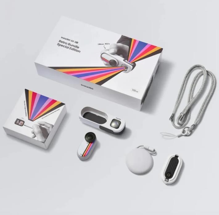 Insta360 GO 3S Retro bundle 64 GB (bílá) Speciální edice1 