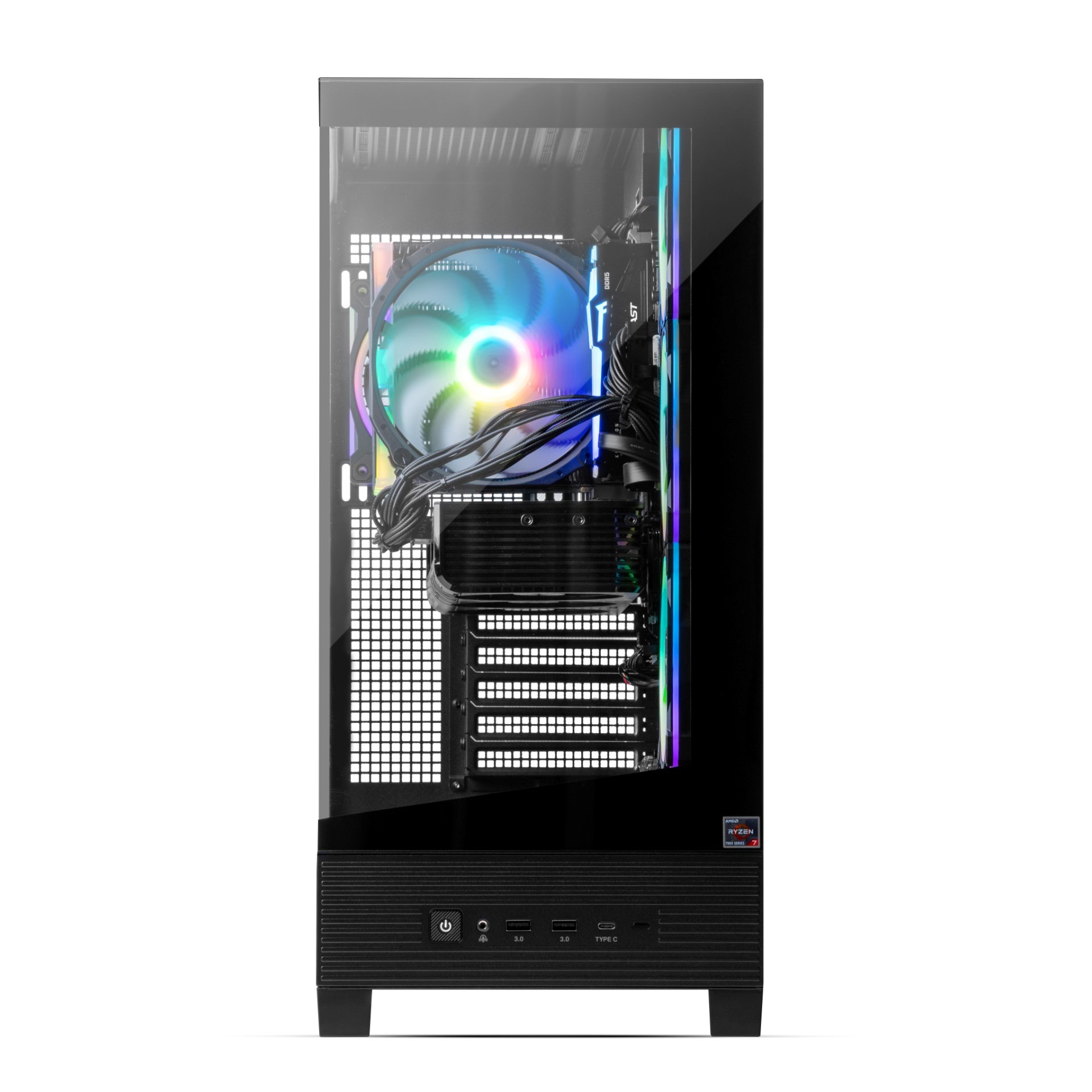 LYNX Streamers Clash Ryzen 7 7800X3D 32GB 1TB SSD NVMe RX 9070 16G W11 Home2 