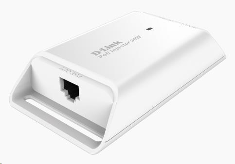 D-Link DPE-301GI 1portový gigabitový 30W PoE+ injektor,  802.3at1 