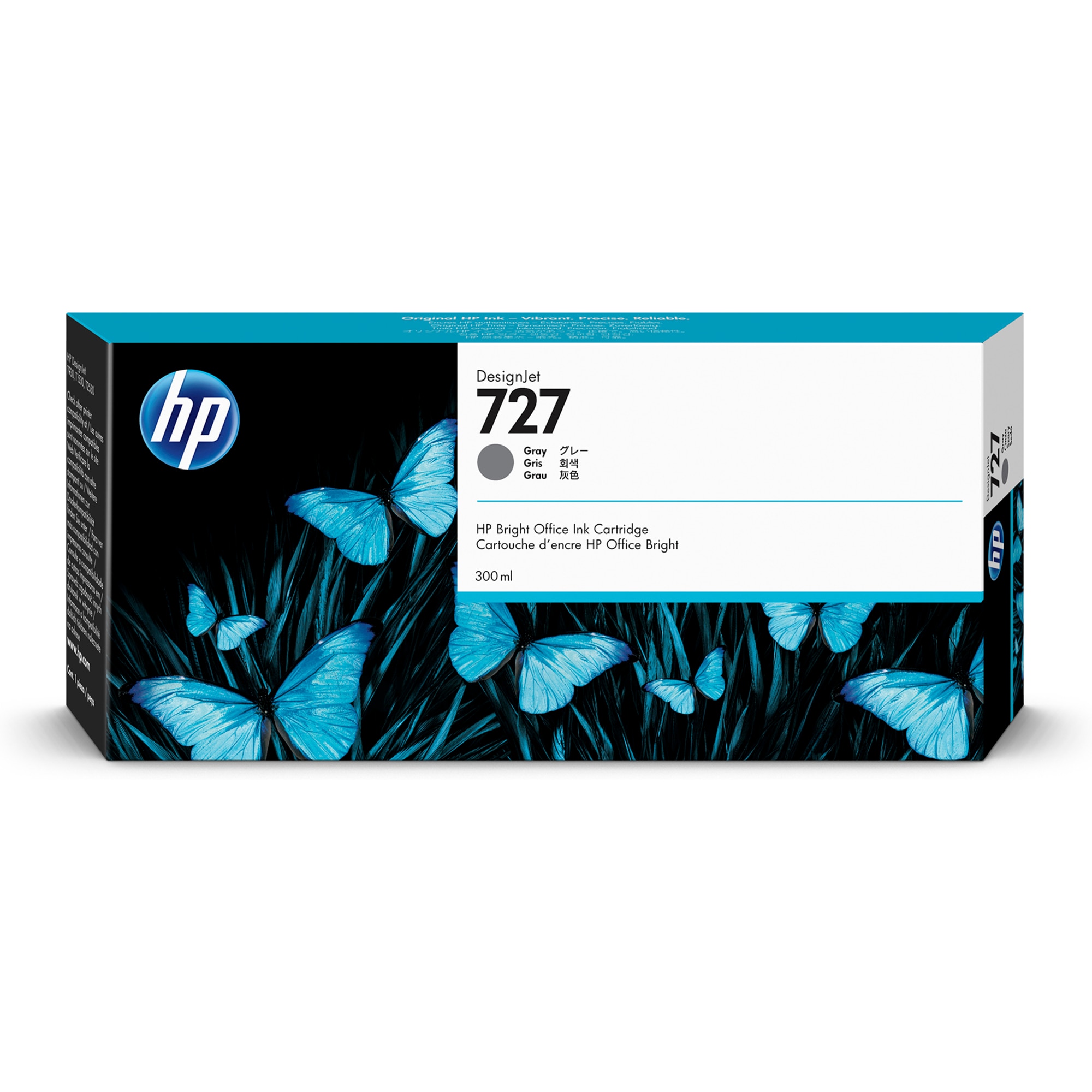 HP 727 300-ml Grey DesignJet Ink Cartridge0 