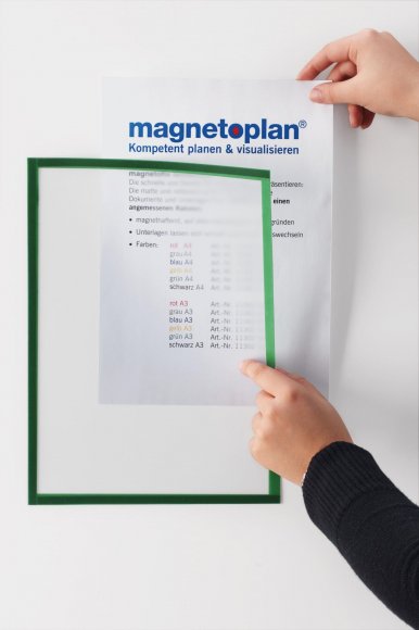 Magnetický rámček Magnetofix A4 čierny (5ks)0 