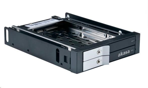 AKASA HDD box Lokstor M21,  2x 2.5