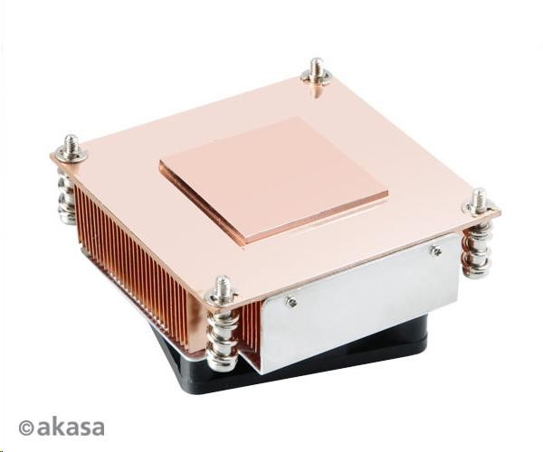 AKASA chladič CPU AK-CC6502BT01 pre Intel LGA 2011,  medené jadro,  70mm PWM ventilátor,  pre 2U skrine1 