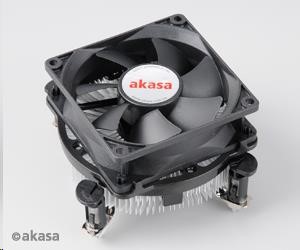 AKASA CPU chladič AK-CCE-7102EP pre Intel LGA 775 a 1156,  80mm PWM ventilátor,  do 73W0 