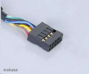 Interný predlžovací kábel portu USB AKASA,  40 cm0 