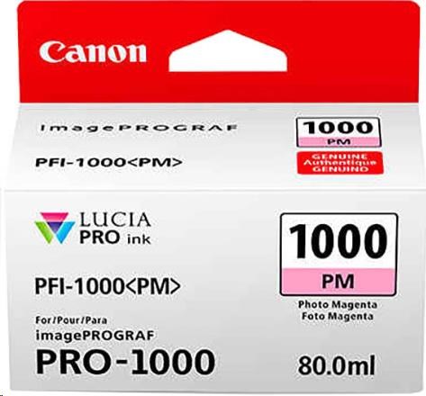 Canon BJ CARTRIDGE PFI-1000 PM (nádržka s purpurovým atramentom)0 
