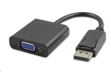 PREMIUMCORD DisplayPort na VGA 15 cm (M/ F,  čierny)0 