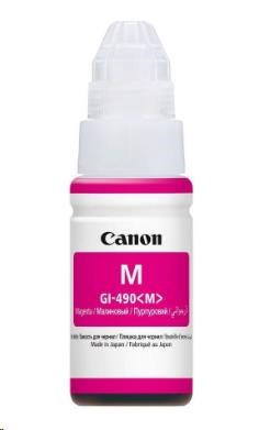 Canon BJ INK GI-490 M (purpurová atramentová fľaša)0 