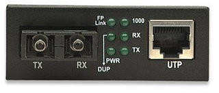 Intellinet Gigabit Ethernet prevodník,  1000Base-T na 1000Base-SX (SC),  viacrežimový,  220 m2 
