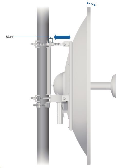 UBNT airMAX RocketDish RD-5G34 [smerová anténa MIMO,  5GHz,  34dBi,  3°,  sada Rocket]11 