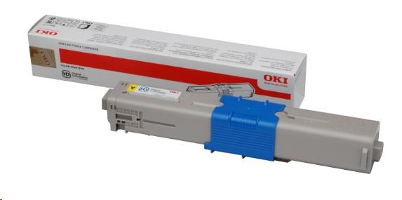 Žltý toner OKI pre C510/ 511/ 530/ 531/ MC561/ 562 (5 000 strán)1 