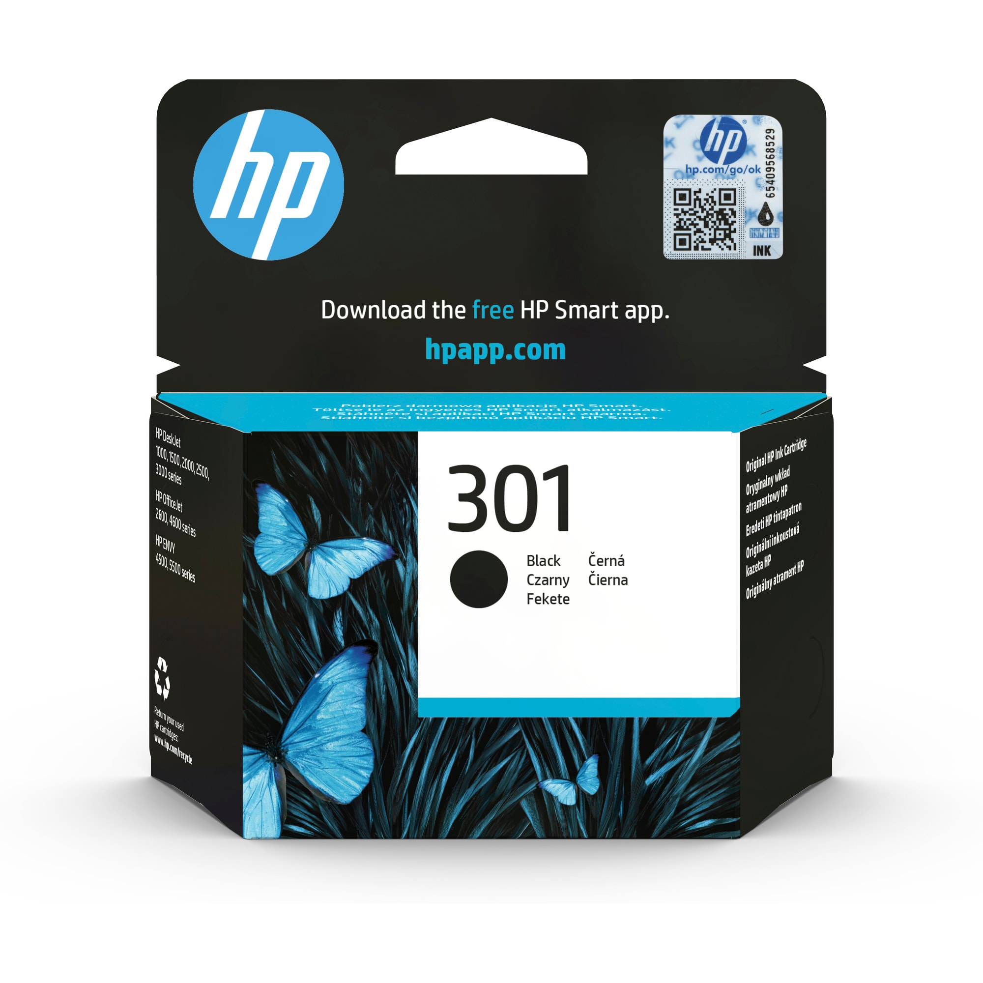 HP 301 Black Ink Cart, 3 ml, CH561EE (190 pages)0 